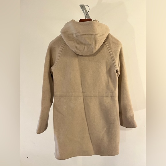 J. CREW Nello Gori cream wool Stadium Cloth coat 2 - Picture 2 of 5